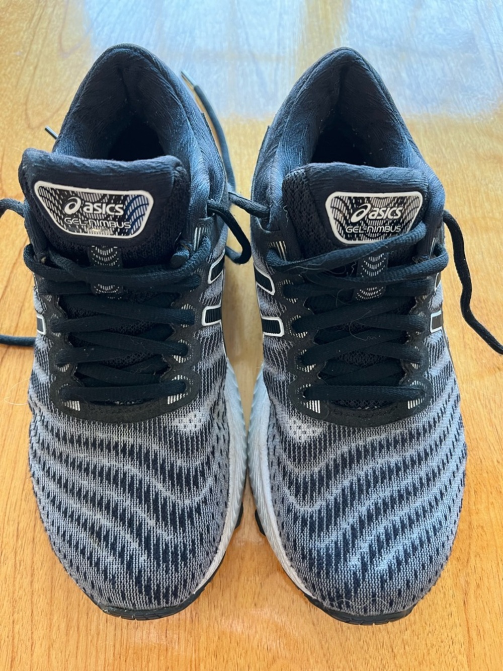 Asics Women's Black and Gray Athletic Running Shoes